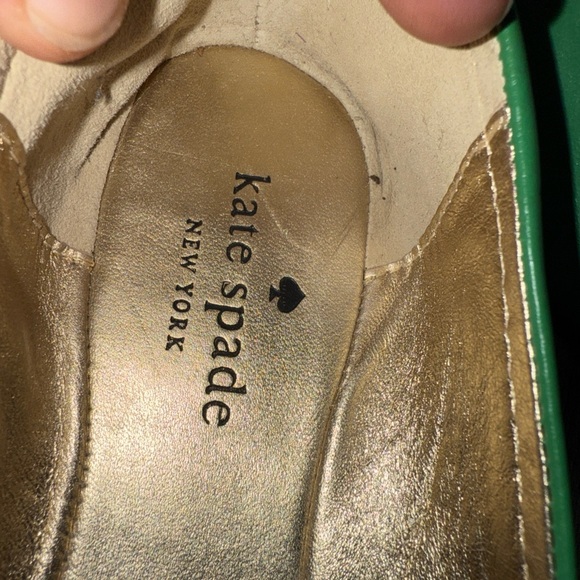Kate Spade Vibrant Green and Pink Flats - Picture 5 of 6